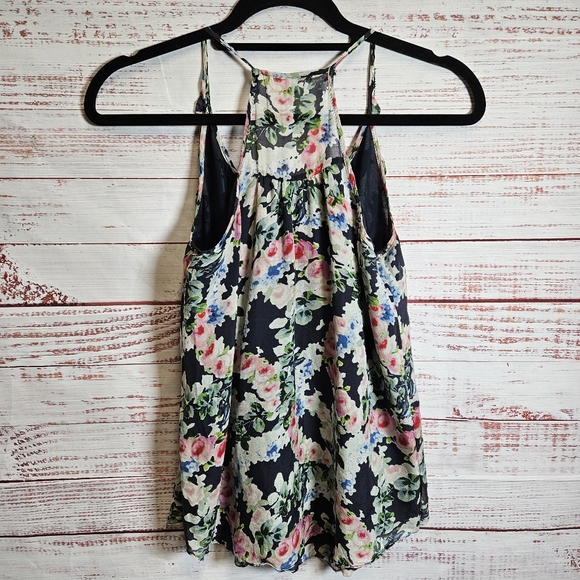 Rebecca Taylor silk floral cami blouse - Picture 8 of 14